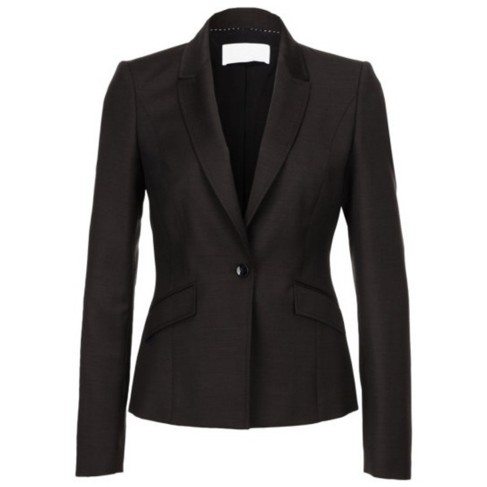 Hugo Boss Blazer/Suit Jacket Jobina Wool Dark Brown Size 6